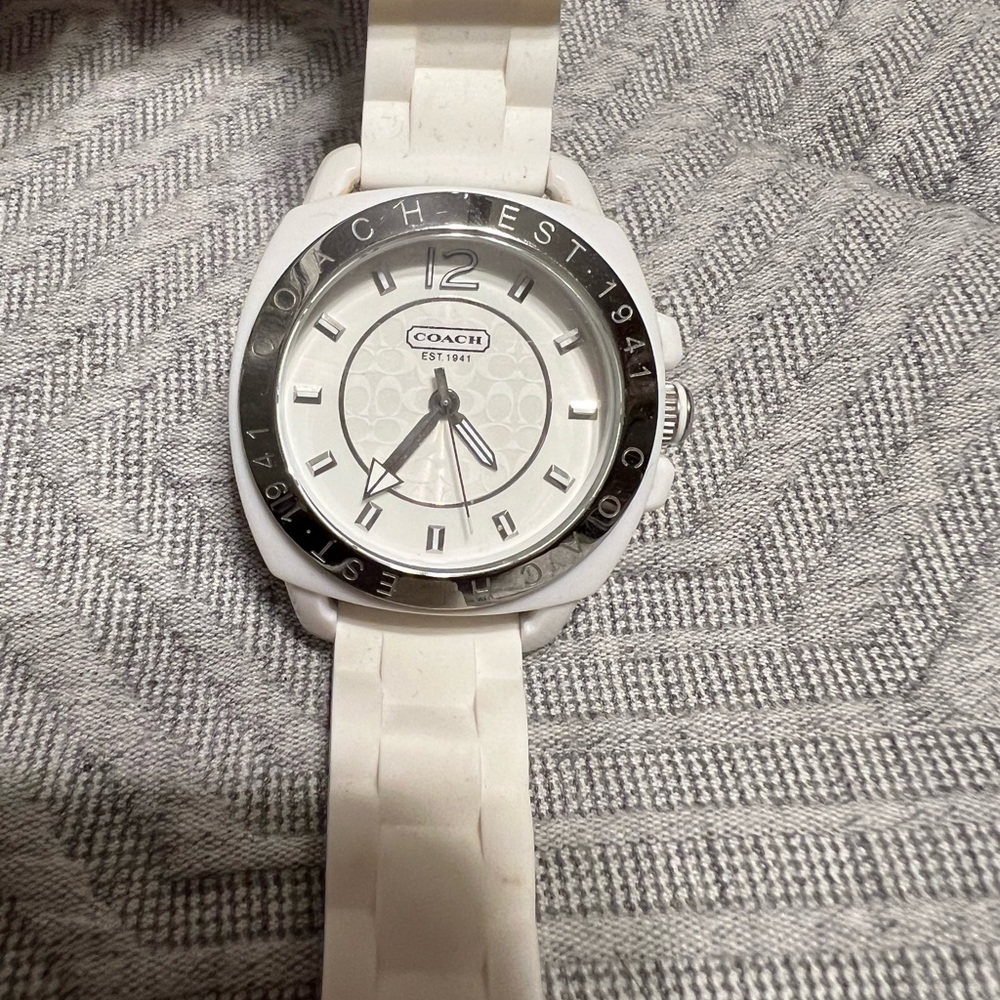 Women’s Coach silicone watch